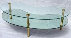 Semon Bache Mid Century Coffee Table Mirror and Glass Semon Bache 1960 - 570650