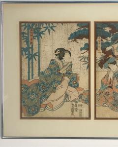 Senobi Hagi signed Ichiryusai Toyokuni circa 1830 - 2589176