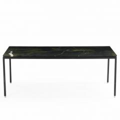 Sensational Contemporary Green Marble Table - 4581322