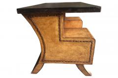 Sensational Leather Clad French Arte Deco Desk - 1574147
