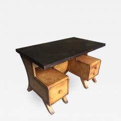 Sensational Leather Clad French Arte Deco Desk - 1574903