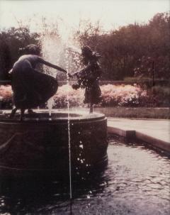 Sepia Photograph Of A Fountain In A Park - 3189223