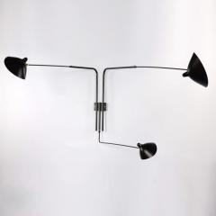 Serge Mouille 3 Rotating Arm Wall Sconce By Serge Mouille - 833231