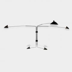 Serge Mouille 5 Rotating Arm Sconce by Serge Mouille - 833259