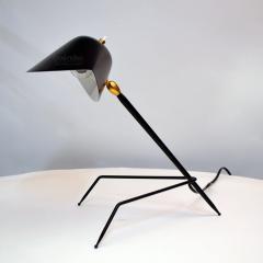 Serge Mouille Black or White Tripod Desk Lamp by Serge Mouille - 3287819