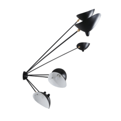 Serge Mouille Serge Mouille 7 Arm Spider Sconce - 833016