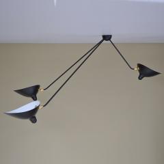 Serge Mouille Serge Mouille Black or White 3 Arm Spider Ceiling Lamp - 426963