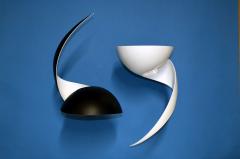 Serge Mouille Serge Mouille Black or White Flame Sconce - 433305