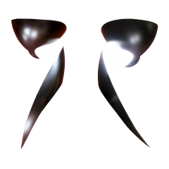 Serge Mouille Serge Mouille Black or White Flame Sconce - 433307