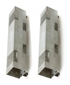 Serge Mouille Serge Mouille style pair of vintage brushed steel in vintage condition - 893168