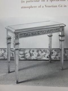 Serge Roche 1 French Art Deco Style Mirror Consoles or Vanity in Manner of Serge Roche - 4091105