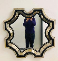 Serge Roche 2 French Midcentury Style Venetian Octagonal Mirrors in Style of Serge Roche - 1641802
