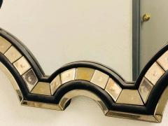 Serge Roche 2 French Midcentury Style Venetian Octagonal Mirrors in Style of Serge Roche - 1641810