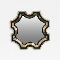 Serge Roche 2 French Midcentury Style Venetian Octagonal Mirrors in Style of Serge Roche - 1645485