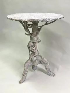 Serge Roche French Encrusted Shell Grotto Side Table by Serge Roche for Maison Jansen 1940 - 3248052