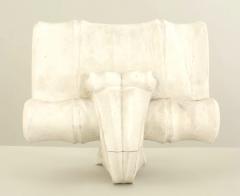 Serge Roche French Mid Century Neoclassic Plaster Capital Sconces 1 - 3171509