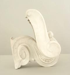 Serge Roche French Mid Century Neoclassic Plaster Capital Sconces 1 - 3171510