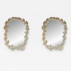 Serge Roche GORGEOUS PAIR OF WHITE PLASTER MIRRORS IN THE MANNER OF SERGE ROCHE - 2828198