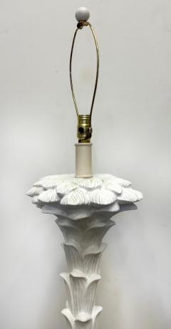 Serge Roche Large Hollywood Regency Palm Fronds Lamp in Serge Roche Style - 4157266