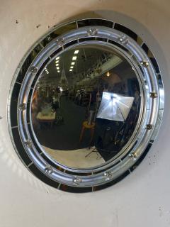 Serge Roche MAGNIFICIENT ROUND ART DECO CONVEX MIRROR IN THE MANNER OF SEGE ROCHE - 2122966