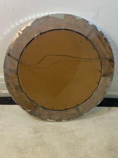 Serge Roche MAGNIFICIENT ROUND ART DECO CONVEX MIRROR IN THE MANNER OF SEGE ROCHE - 2122973