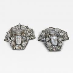 Serge Roche PAIR of Rare French Shell Plaster Sconces by Serge Roche Maison Jansen 1935 - 4225879
