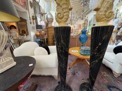 Serge Roche Pair Of French Serge Roche Attributed Seahorse Torchieres - 4702175