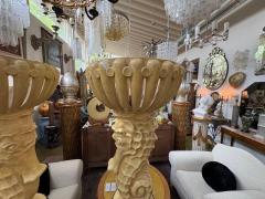 Serge Roche Pair Of French Serge Roche Attributed Seahorse Torchieres - 4702207