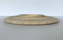 Sergio Asti Two Piece Travertine Centerpiece Bowl by Sergio Asti for UP UP - 1230170