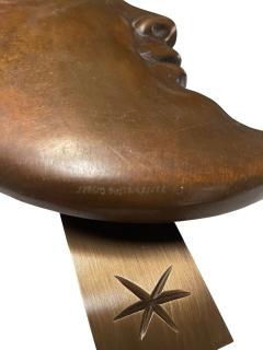 Sergio Bustamante 1970s Bronze and glass sconces by Sergio Bustamente - 4504572