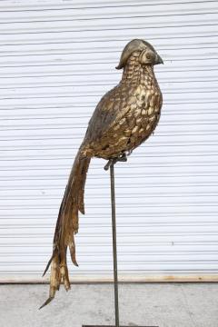 Sergio Bustamante 5FT Large Sergio Bustamante Pheasant Bird Sculpture 54 100 Signed - 3157481