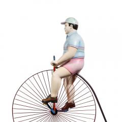 Sergio Bustamante Boy Riding A High Bicycle Edition 11 25 Documented Signed by Sergio Bustamante - 4265720