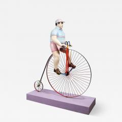 Sergio Bustamante Boy Riding A High Bicycle Edition 11 25 Documented Signed by Sergio Bustamante - 4267167