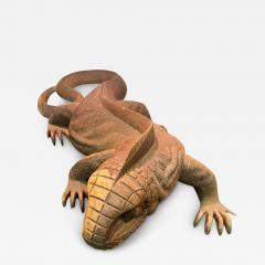 Sergio Bustamante HAND CARVED IGUANA SCULPTURE BY SERGIO BUSTAMANTE - 4426710