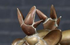 Sergio Bustamante Mexican Modernist Brass Copper Deer Sculpture by Sergio Bustamante - 4573858