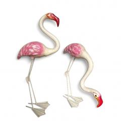 Sergio Bustamante Paper Mache Life Size Flamingo s Mexico 1960 - 4789446