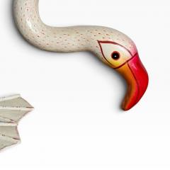 Sergio Bustamante Paper Mache Life Size Flamingo s Mexico 1960 - 4789450