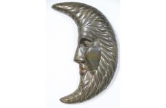 Sergio Bustamante Sergio Bustamante Crescent Moon Metal Wall Sculpture - 2932817