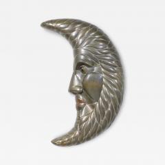 Sergio Bustamante Sergio Bustamante Crescent Moon Metal Wall Sculpture - 2932882