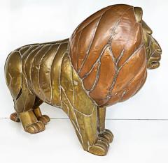 Sergio Bustamante Sergio Bustamante Mexican Modern Mixed Metal Lion Sculpture - 3579118