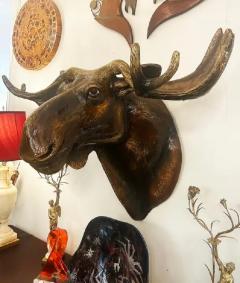 Sergio Bustamante Sergio Bustamante Moose Head Wall Sculpture Limited Edition 22 100 with COA - 3604728