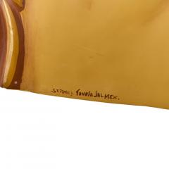 Sergio Bustamante Sergio Bustamante Style SerMel Mid Century Tonal Papier m ch Lion Coffee Table - 4687997