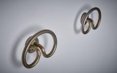 Sergio Mazza 1 of 8 Sergio Mazza Samo hangers or hooks in nickeled brass - 3230825
