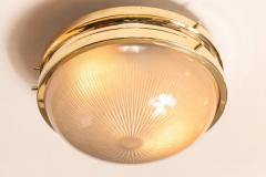 Sergio Mazza 1960s Sergio Mazza Brass Sigma Wall or Ceiling Lights for Artemide - 909654