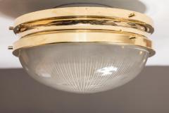 Sergio Mazza 1960s Sergio Mazza Brass Sigma Wall or Ceiling Lights for Artemide - 909658