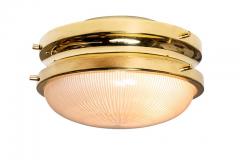 Sergio Mazza 1960s Sergio Mazza Brass Sigma Wall or Ceiling Lights for Artemide - 1043464