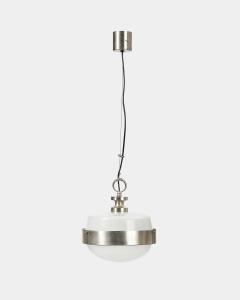Sergio Mazza Ceiling Light in the Style of Sergio Mazza Italy c 1950 - 4754436