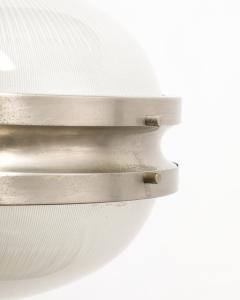 Sergio Mazza Glass and Chromed Steel Gamma Sconces by Sergio Mazza Italy c 1960 - 3900475
