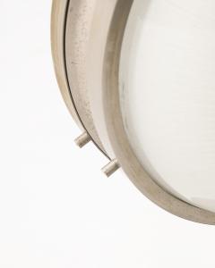 Sergio Mazza Glass and Chromed Steel Gamma Sconces by Sergio Mazza Italy c 1960 - 3900486