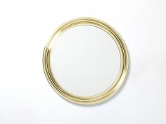 Sergio Mazza Italian brass mirror by Sergio Mazza for Artemide 1960s - 2478154